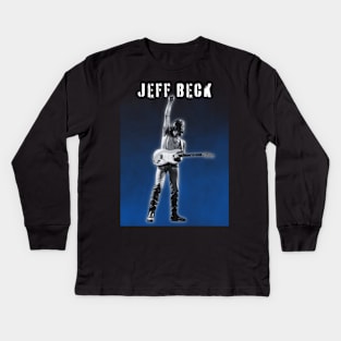Vintage Jeff Beck Kids Long Sleeve T-Shirt